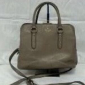 *6521 Kate Spade Taupe satchel bag